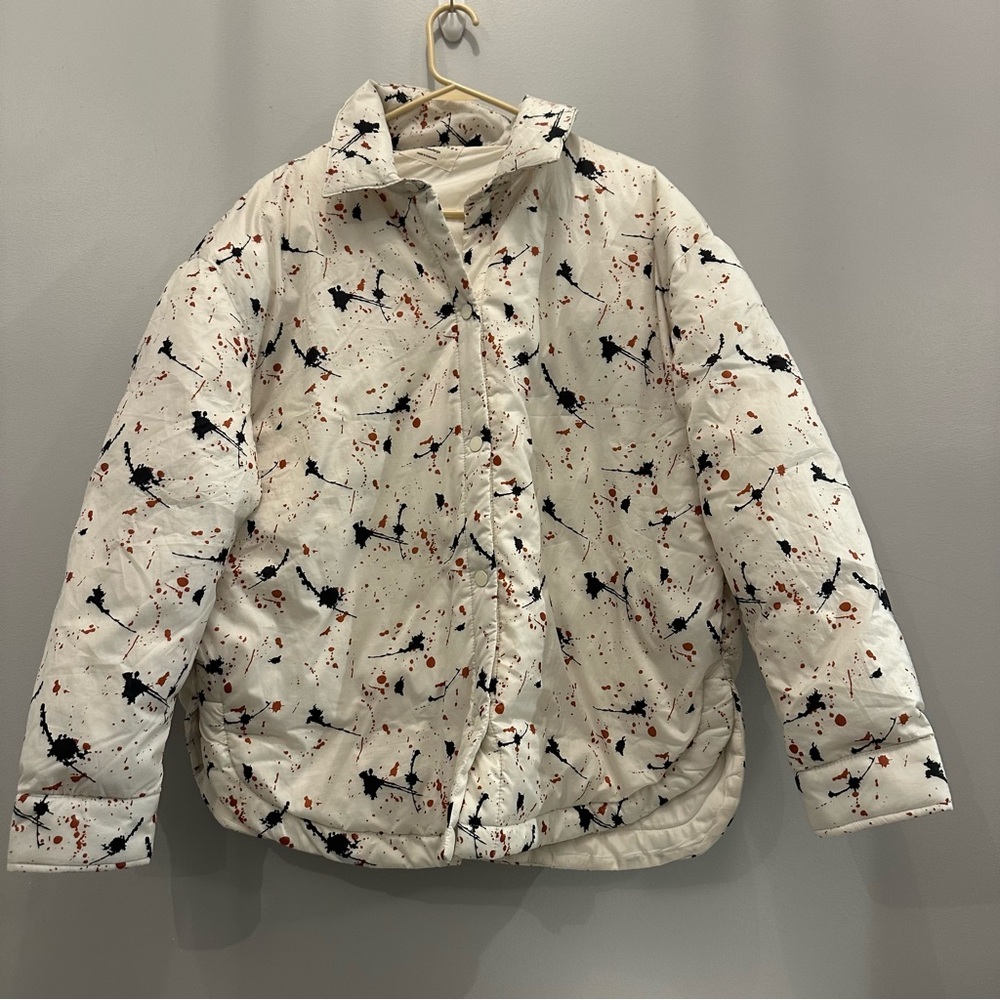 NWOT Basin + Range Insulated Print Shirt Jacket - Women's medium/large